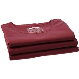 MISEMIYA - Verpakking van 3 stuks - reinigingsschort, laboratoriumuniform, kliniek, medische reiniging 3-3301, Granaatrood 68, L