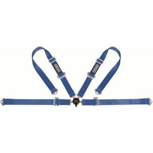 Racing OCC - 4 Puntsgordel - Blauw - Universeel - 4 Gaten - 3 Inch Breedte