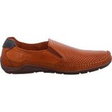Loafers om zo aan te trekken in leer met ajour Azores PIKOLINOS. Leer materiaal. Maten 40. Kastanje kleur