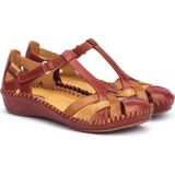 Pikolinos 655-0732C5 - Volwassenen Platte sandalen - Kleur: Rood - Maat: 39