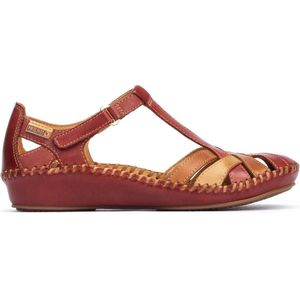 Pikolinos 655-0732C5 - Volwassenen Platte sandalen - Kleur: Rood - Maat: 37