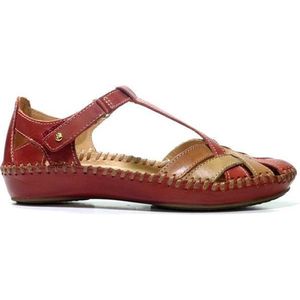 Pikolinos 655-0732C5 - Volwassenen Platte sandalen - Kleur: Rood - Maat: 42