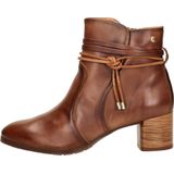 Pikolinos - Calafat - Enkellaarzen - Cognac - Kalfsleder - Blokhak 5 cm