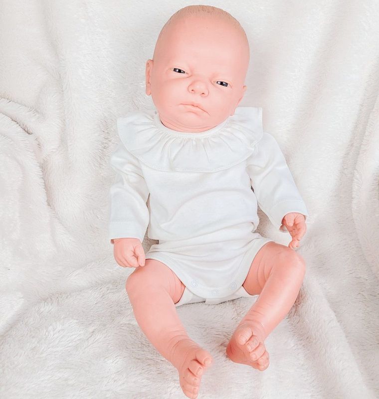 Babidu - ODY - Ondergoed - Beige - Lange Mouwen - Ruches