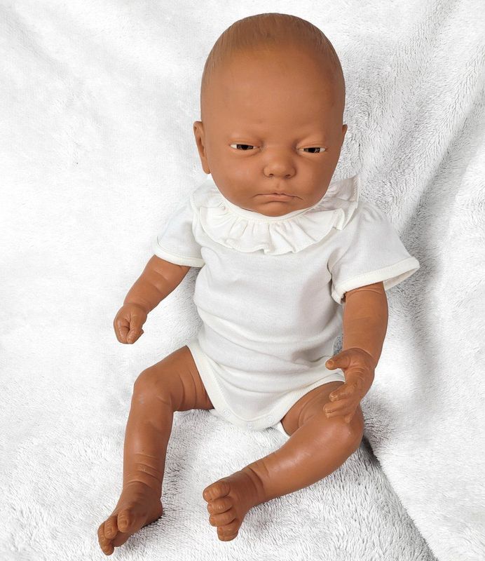 Babidu - Romper - Wit - Hydrofiele Stof - Kraagje