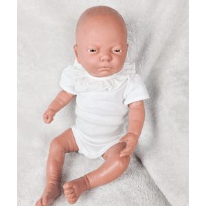 BABIDU - Body - Unisex - Katoen - Korte Mouwen - Col Volant - Hypoallergene