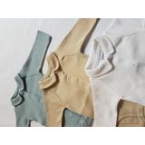 BABIDU Babybody - Lange Mouwen - Uniseks - Katoen - V-hals - Hypoallergeen