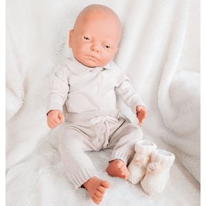 BABIDU Babybody - Lange Mouwen - Uniseks - Katoen - V-hals - Hypoallergeen