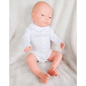 BABIDU - Babybody - Uniseks - V-hals - 100% Katoen - Hypoallergeen - Ademend