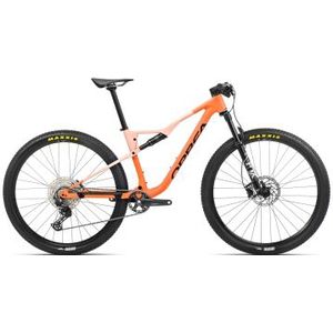 orbea oiz h30 full suspension mtb shimano deore 12s 29  apricot orange limestone beige 2023