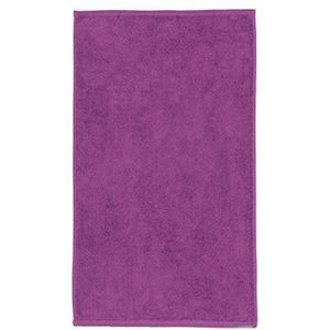 Sancarlos - Ocean gladde handdoek, dichtheid 550 g/m², violet, wasbak, 50 x 100 cm