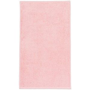 Sancarlos - Ocean gladde handdoek, dichtheid 550 g/m², roze, wastafel, 50 x 100 cm