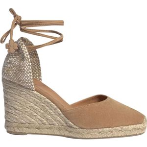 Castañer - Carina - Sleehakken - Donkerbeige - Suède