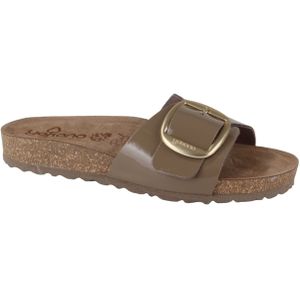 Yokono -Dames - bruin - slippers muiltjes