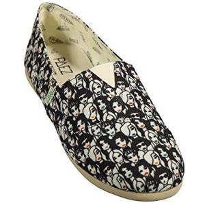 Paez Classic Print katoen espadrilles vrouwen legioen, Metálico, 34 EU
