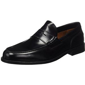 Lottusse L6902, Mocassins voor heren, Black Jocker Pelar Zwart, 39.5 EU