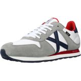 Munich - Mana 434 - Sneakers - Wit - Suède Leer/Nylon - Marineblauw/Rood