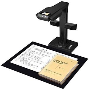 CZUR ET18 Professionele Boekscanner, 18 Megapixel Snelle Documentenscanner naar PDF Omzetten/Zoekbaar PDF/Word/Excel, Max. Scanbereik A3 voor Kantoorbibliotheek