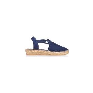 Toni Pons Nuria suède espadrilles blauw