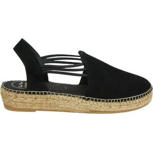 Toni Pons Nuria Dames Espadrilles - Black/Black-Black - Maat 41