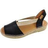 Toni Pons Etna Dames Espadrilles - Zwart - Maat 35