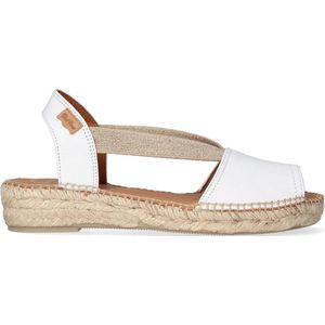 Toni Pons Etna wit leren espadrilles dames (ETNA blanc)