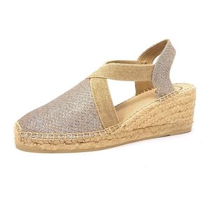 Toni Pons - Triton - Espadrilles - Beige - Katoen - Veganistisch Model