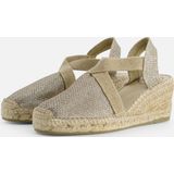 Keds - Lurex Stripe - Ballerina's - Zilver