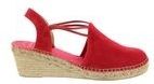 Toni Pons - Tremp - Espadrilles - Rood - Suède