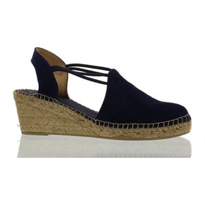 Toni Pons Tremp Dames Espadrilles op sleehak - Blauw - Maat 44