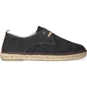 Toni Pons Dixon Heren Espadrilles Negre | Zwart | Textiel | Maat 43 | DIXONnegre