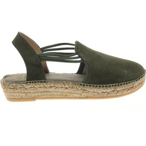 Toni Pons  Espadrilles Dames Nuria  Groen  Suède