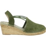 Toni Pons Tremp Dames Espadrilles op sleehak - Khaki - Maat 38