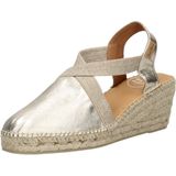 Toni Pons - Tossa Espadrilles - Platinum - Textiel - Leer