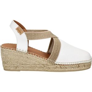 Toni Pons Tossa Dames Espadrilles - Wit - Maat 36