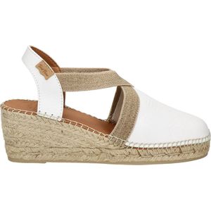 Toni Pons Tossa Dames Espadrilles - Wit - Maat 42