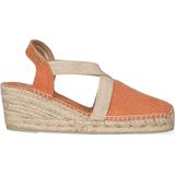 Toni Pons Espadrilles Dames  Oranje Canvas