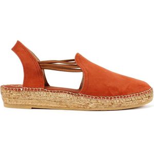 Toni Pons Nuria Dames Espadrilles Brandy | Cognac | Suède | Maat 45 | NURIAbrandy