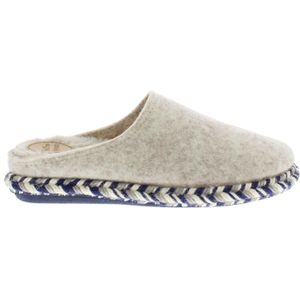 Toni Pons  MIRI-FP  wolvilt ecru pantoffels unisex (MIRI-FP cru)