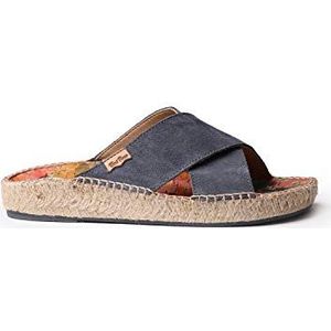 Epadrille for woman made of suede - BALI-SE Grey, 35 EU