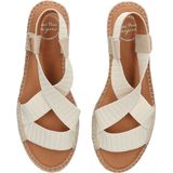 Toni Pons Eire-TR Dames Espadrilles Cru Beige Textiel
