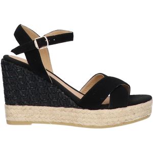 Toni Pons Ava-A Dames Espadrilles Negre | Zwart | Suède | Maat 38 | AVAAnegre