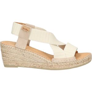 Toni Pons Tura-TR Dames Espadrilles Cru | Beige | Textiel | Maat 41 | TURATRcru