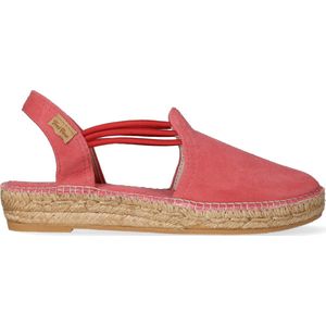 Toni Pons Nuria Dames Espadrilles Bru | Roze | Suède | Maat 36 | NURIAbru