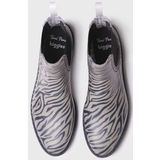 Toni Pons Calvi Dames Regenboots Zebra | Beige | Rubber | Maat 37 | CALVIzebra