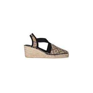 Toni Pons - Terra - Espadrilles - Zwart - Vegan Materialen
