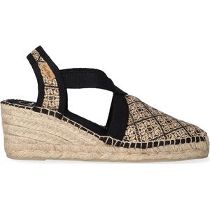 Toni Pons Terra-GE Dames Espadrilles Black Maat 36