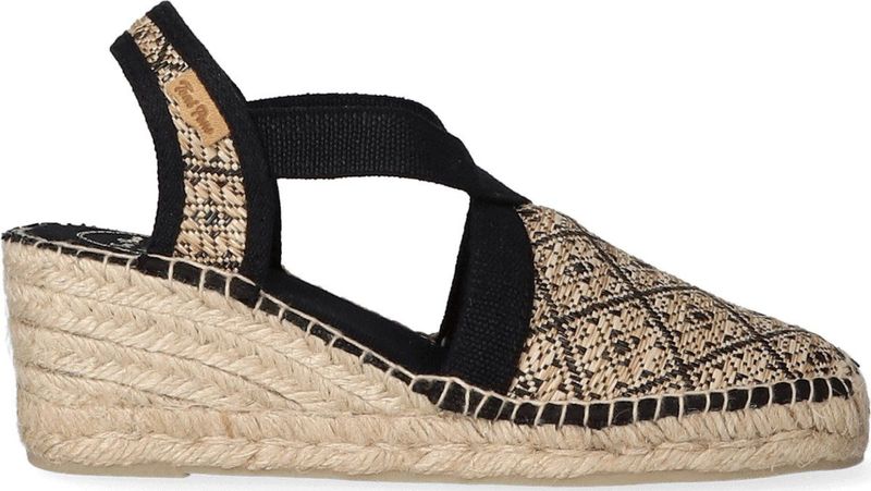 Toni Pons - Terra-GE - Espadrilles - Zwart - Vegan Materialen