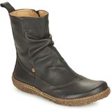 El Naturalista - 2N722201E505_001 Enkellaarsjes - Zwart - Natuurlijk Materiaal - Comfortabel