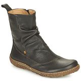 El Naturalista - 2N722201E505_001 Enkellaarsjes - Zwart - Natuurlijk Materiaal - Comfortabel